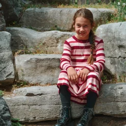 Romance Striped Knit Dress7-14