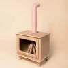 Rustik Fireplace - Naturel/Pink