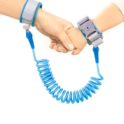 Safety Bracelet with Key - Blue