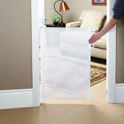 Safety Gate Retractable - White