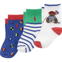 Sailing Bear Socks (3) 6-24m