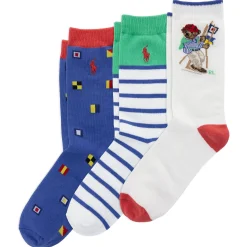 Sailing Bear Socks (3) 4-11y