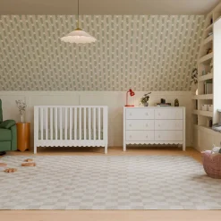 Sammy Scallop 6-Drawers Dresser - White