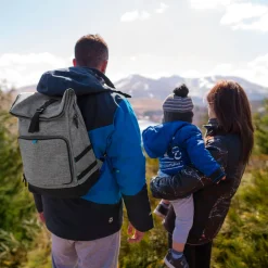 Sancy Backpack Diaper Bag - Gray