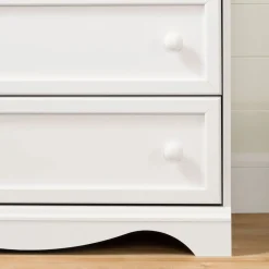 Savannah 1-Drawer Nightstand - Pure White