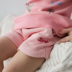 Scallop-hem Sweat Shorts 2-10