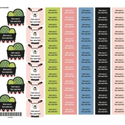 School Name Labels - Cactus