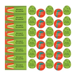 School Name Labels - Dinosaurs