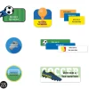 School Name Labels - Soccer