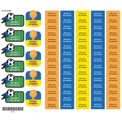 School Name Labels - Soccer