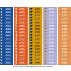 School Name Labels - Tigers