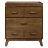 Scoot 3-Drawer Changer Dresser - Walnut