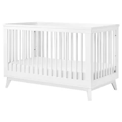 Scoot 3-in-1 Convertible Crib - White