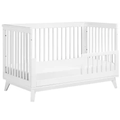 Scoot 3-in-1 Convertible Crib - White