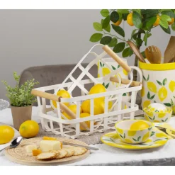 Set of 3 Modern Metal Basket