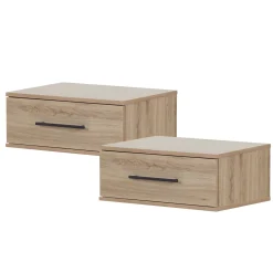 Set of 2 Nightstands - Primo Rustic Oak