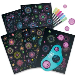 Set Swirly Star Nebulous Stars