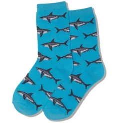 Sharks Socks 4-9y