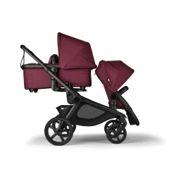 Sibling Seat Kangaroo Black/Cherry