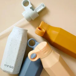 Silicon Bottle With Straw