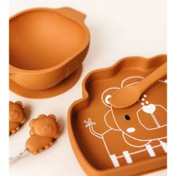 Silicon Snack Plate - Lion