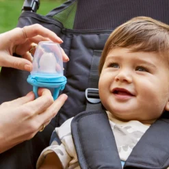 Silicone Baby Food Feeder - Blue