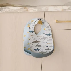 Silicone Bib - Sharks