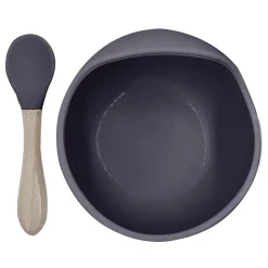 Silicone Bowl and Spoon Siliscoop - Sparrow