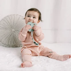 Silicone Pacifier Clip - Monstera