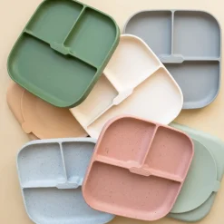 Silicone Plates With Suction