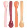 Silicone Spoon 4-pack - Pink Red Orange