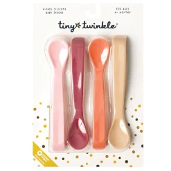 Silicone Spoon 4-pack - Pink Red Orange