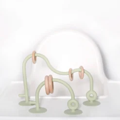 Silicone Suction Teething Toy - Green