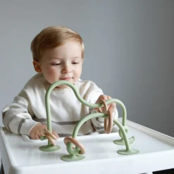 Silicone Suction Teething Toy - Green