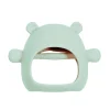 Silicone Teething Mitt - Sage Bear