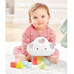 Silver Lining Cloud Feelings Shape Sorter Baby Toy