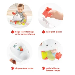 Silver Lining Cloud Feelings Shape Sorter Baby Toy