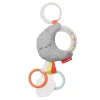 Silver Lining Cloud Rattle Moon Stroller Baby Toy