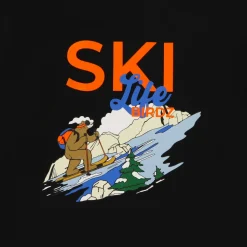 Ski Life Long Sleeve T-shirt 2-10 y