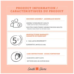 Small 2-Door Storage Cabinet - Vito Pure Black