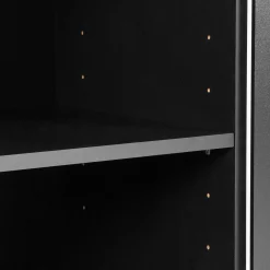 Small 2-Door Storage Cabinet - Morgan Pure Black