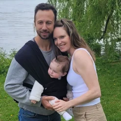 Snüg Baby Wrap In Mint Fiber - Black