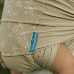 Snug Baby Wrap In Mint Fiber - Sand