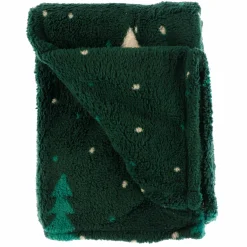 Soft Flannel Blankets- Green Tree