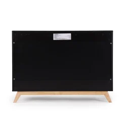 Soho 5-Drawer Dresser - Black / Natural