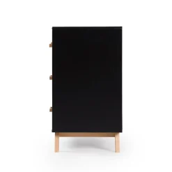 Soho 5-Drawer Dresser - Black / Natural