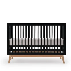 Soho 3-in-1 Convertible Crib - Black / Natural