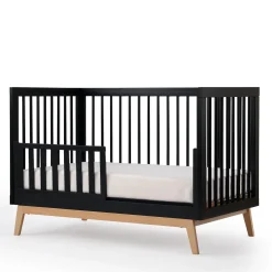 Soho 3-in-1 Convertible Crib - Black / Natural