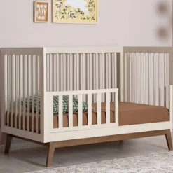 Soho 3-in-1 Convertible Crib - Almond Milk / Walnut