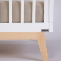 Soho 3-in-1 Convertible Crib - White / Natural